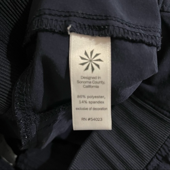 Athleta Midtown Pull On Jogger Pants Navy Blue Size 0 Travel Pants 353676 - Picture 8 of 10